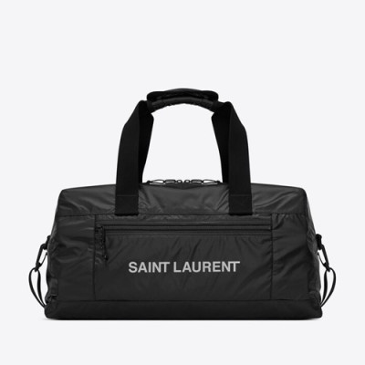 Saint Laurent 2019 Nylon Tote Shoulder Bag,50cm - 입생로랑 2019 남여공용 나일론 토트 숄더백 여행가방 ,SLB0526,50cm,블랙