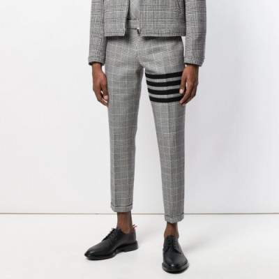 Thom Browne 2019 Mens Casual Check Wool Pants - 톰브라운 2019 남성 캐쥬얼 체크 울 팬츠 Tho0398x.Size(29 - 36).블랙