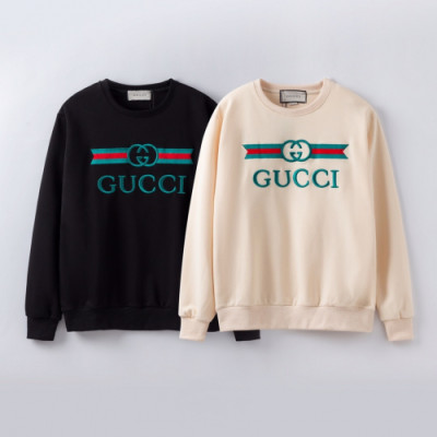 Gucci 2019 Mm/Wm Logo Casual Cotton Hooded - 구찌 2019 남자 로고 캐쥬얼 코튼 후드티 Guc01641x.Size(m - 2xl).2컬러(블랙/아이보리)