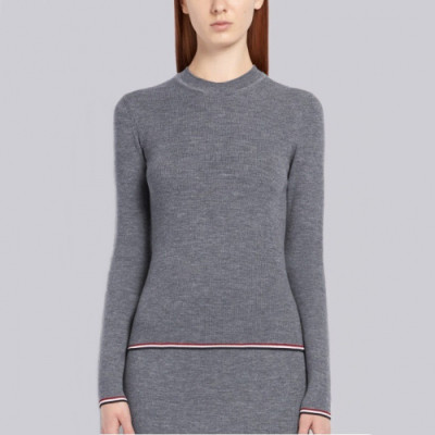 Thom Browne 2019 Womens Crew-neck Sweater - 톰브라운 2019 여성 크루넥 스웨터 Thom0410x.Size(s - l).그레이