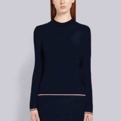 Thom Browne 2019 Womens Crew-neck Sweater - 톰브라운 2019 여성 크루넥 스웨터 Thom0411x.Size(s - l).네이비