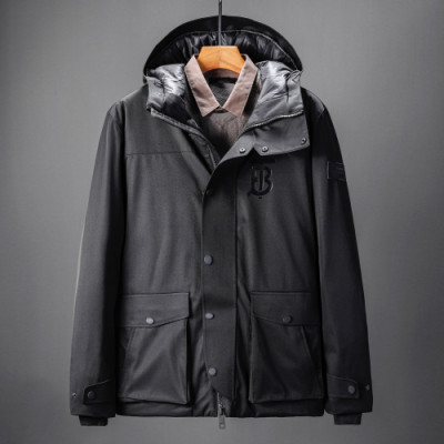 Burberry 2019 Mens Casual Goose Down Jacket - 버버리 2019 남성 캐쥬얼 구스다운 자켓 Bur01477x.Size(m - 3xl).블랙