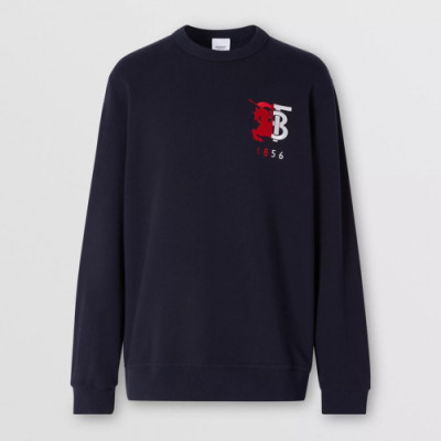 Burberry 2019 Mm/Wm Vintage Cotton Tshirt - 버버리 2019 남자 빈티지 코튼 긴팔티 Bur01486x.Size(s - 2xl).네이비