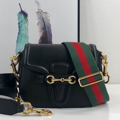 Gucci 2019 Leather Shoulder Bag,20CM - 구찌 2019 여성용 레더 숄더백 ,384821,GUB0862,20cm,블랙