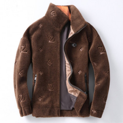 Louis vuitton 2019 Mens Logo Flannel Jacket - 루이비통 2019 남성 로고 플란넬 자켓 Lou01405x.Size(m - 3xl).브라운