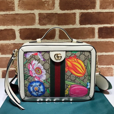 Gucci 2019 Ophidia Women Tote Shoulder Bag,25CM - 구찌 2019 오피디아 여성용 토트 숄더백 ,550622,GUB0870 ,25CM,화이트