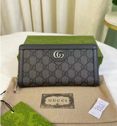 Gucci 2023  Mens Supreme Wallet- 구찌 수프림 남성 장지갑  GUW0115.Size(19cm).블랙