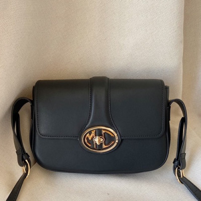 Michael Kors 2019 Leather Shoulder Bag, 23CM - 마이클 코어스 2019 레더 숄더백 ,MKB0283, 23CM,블랙