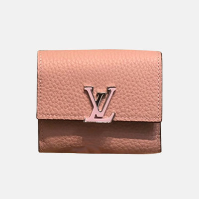 Louis Vuitton 2019 Leather Wallet M68587 -  루이비통 2019 레더 월릿 반지갑 LOUW0373.Size(10CM).핑크