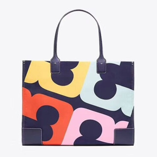 Tory Burch 2019 Nylon Tote Shopper Bag,43.5cm - 토리버치 2019 나일론 토트 쇼퍼백 TBB0252,43.5cm,네이비