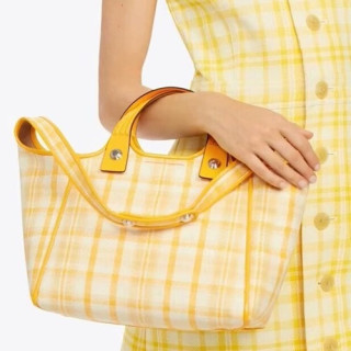 Tory Burch 2019 Ladies Tote Shopper Bag,28cm - 토리버치 2019 여성용 토트 쇼퍼백 TBB0253,28cm,옐로우