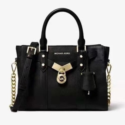 Michael Kors 2019 Leather Tote Shoulder Bag, 27CM - 마이클 코어스 2019 레더 토트 숄더백 ,MKB0306, 27CM,블랙