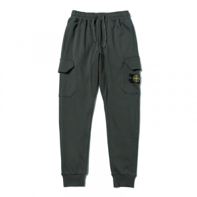 Stone Island 2019 Mens Logo Training Pants - 스톤아일랜드 2019 남성 로고 트레이닝 팬츠 Sto0058x.Size(m - 2xl).그린