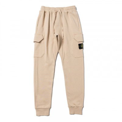 Stone Island 2019 Mens Logo Training Pants - 스톤아일랜드 2019 남성 로고 트레이닝 팬츠 Sto0059x.Size(m - 2xl).베이지