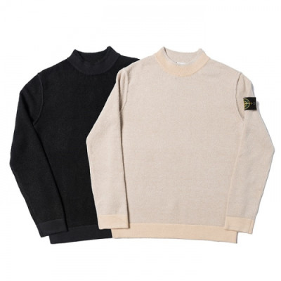 [매장판]Stone Island 2019 Mens Casual Oversize Wool Sweater - 스톤아일랜드 2019 남성 캐쥬얼 오버사이즈 울 스웨터 Sto0061x.Size(m - 2xl).2컬러(블랙/베이지)