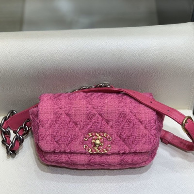 Chanel 2019 Women Hip Sack Belt Bag ,17CM - 샤넬 2019 여성용 힙색 벨트백,CHAB1323,17CM,핑크
