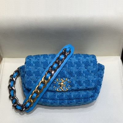 Chanel 2019 Women Hip Sack Belt Bag ,17CM - 샤넬 2019 여성용 힙색 벨트백,CHAB1325,17CM,블루