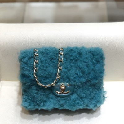 Chanel 2019 Chain Cross Bag,19CM - 샤넬 2019 여성용 체인 크로스백,CHAB1332,19CM,청색