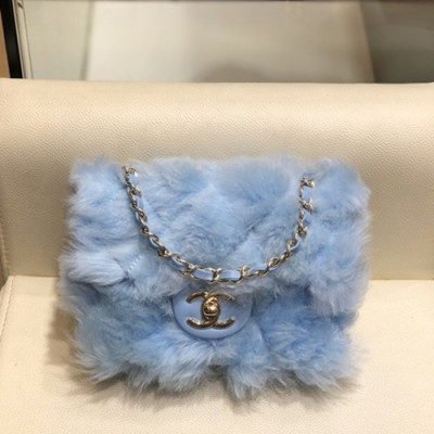 Chanel 2019 Chain Cross Bag,19CM - 샤넬 2019 여성용 체인 크로스백,CHAB1333,19CM,스카이블루