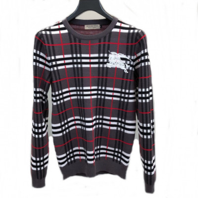 Burberry 2019 Mens Retro Logo Crew-neck Sweater - 버버리 2019 남성 레트로 로고 크루넥 스웨터 Bur01526x.Size(m - 3xl).2컬러(베이지/그레이)