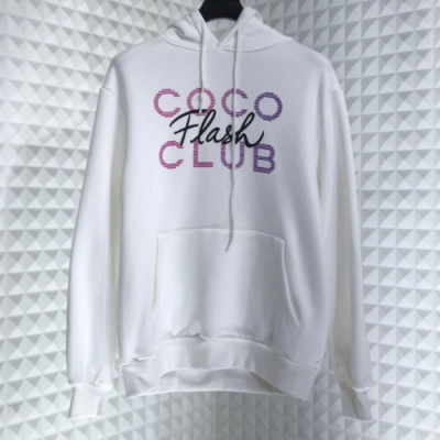 Chanel 2019 Mm/Wm Logo Cotton HoodT - 샤넬 2019 남자 로고 코튼 기모 후드티 Cha0485x.Size(s - 2xl).화이트