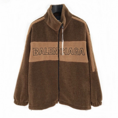 Balenciaga 2019 Mens Logo Flannel Jacket - 발렌시아가 2019 남성 로고 오버사이즈 플란넬 자켓 Bal0368x.Size(m - 2xl).브라운