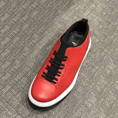 Ferragamo 2019 Mens Leather Sneakers - 페라가모 2019 남성용 레더 스니커즈, FGMS0116,Size(245 - 265).레드