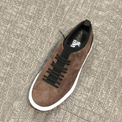 Ferragamo 2019 Mens Suede Sneakers - 페라가모 2019 남성용 스웨이드 스니커즈, FGMS0117,Size(245 - 265).브라운