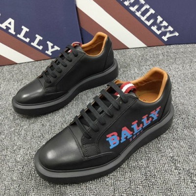 Bally 2019 Mens Leather Sneakers - 발리 2019 남성용 레더 스니커즈,BALS0087,Size(245 - 265).블랙