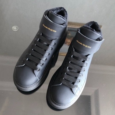 Alexander McQueen 2019 Mm/Wm Oversol Sneakers - 알렉산더맥퀸 2019 남여공용 오버솔 스니커즈 AMQS0105,Size(225 - 270).블랙