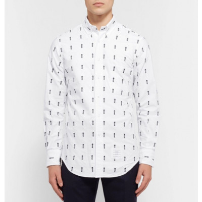 Thom Browne 2019 Mens Strap Cotton Shirt - 톰브라운 2019 남성 스트랩 코튼 셔츠 Thom0429x.Size(s - 2xl).화이트