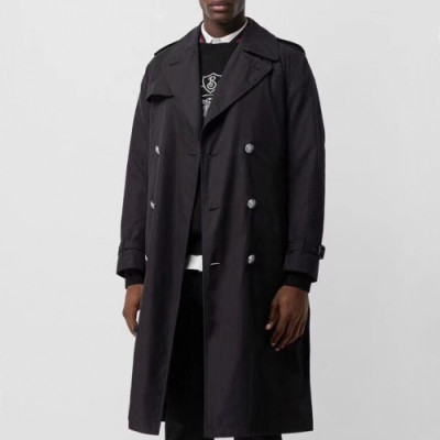 Burberry 2019 Mens Vintage Cotton Trench Coat - 버버리 2019 남성 빈티지 코튼 트렌치 코트 Bur01545x.Size(s - 2xl).네이비