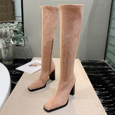 Alexander wang 2019 Ladies Suede High Heel Long Boots - 알렉산더왕 2019 여성용 스웨이드 하이힐 롱 부츠 ALWS0020,Size(225-255),베이지