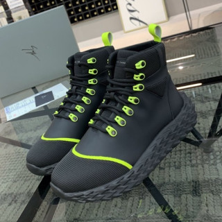 Giuseppe Zanoti 2019 Mens Leather Sneakers - 쥬세페 자노티 2019 남성용 레더 스니커즈 GZS0040.Size(240 - 270).블랙