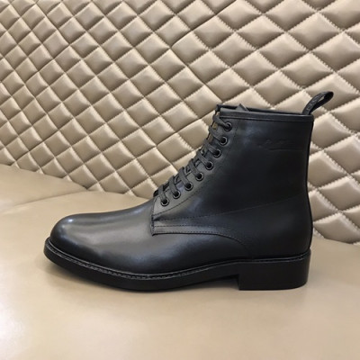 Louis Vuitton 2019 Mens Leather & Wool Boots Sneakers - 루이비통 2019 남성용 레더 & 울 부츠 스니커즈 LOUS0442.Size(240 - 270).블랙