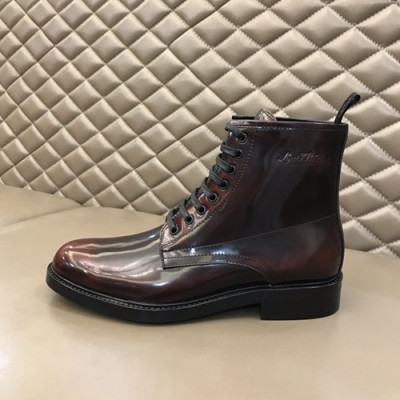 Louis Vuitton 2019 Mens Leather Boots Sneakers - 루이비통 2019 남성용 레더 부츠 스니커즈 LOUS0446.Size(240 - 270).다크와인