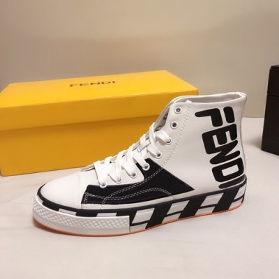 Fendi 2019 Mens Leather Sneakers - 펜디 2019 남성용 레더 스니커즈 FENS0255,Size(240 - 270).화이트