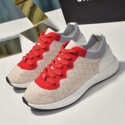 Chanel 2019 Ladies Knit Sneakers - 샤넬 2019 여성용 니트 스니커즈 CHAS0434.Size(225 - 255).베이지