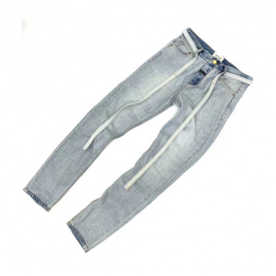 Fear of god 2019 Mens Logo Modern Casual Denim Pants - 피어오브갓 2019 남성 로고 모던 캐쥬얼 데님 팬츠 Fea0066x.Size(30 - 36).블루