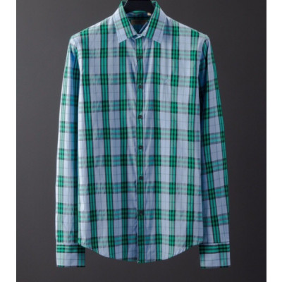 Burberry 2019 Mens Vintage Logo Cotton shirt - 버버리 2019 남성 빈티지 로고 코튼 셔츠 Bur01566x.Size(m - 3xl).그린