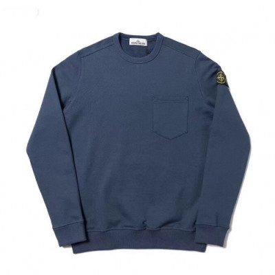 Stone Island 2019 Mens  Light Reflection Logo Cotton Man-to-man - 스톤아일랜드 2019 남성 로고 코튼 기모 맨투맨 Sto0070x.Size(m - 2xl).블루