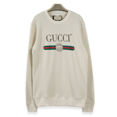 Gucci 2019 Mens Logo Cotton Crew-neck Tshirt - 구찌 2019 남성 로고 코튼 크루넥 긴팔티 Guc01751x.Size(xs - l).아이보리