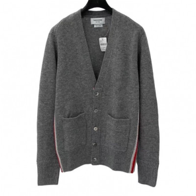 Thom Browne 2019  Mm/Wm V-neck Cardigan - 톰브라운 2019 남자 클래식 브이넥 가디건 Thom0446x.Size(s - l).그레이