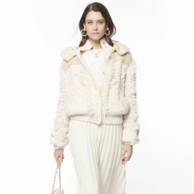Chanel 2019 Womens Luxury Wool Sweater - 샤넬 2019 여성 럭셔리 울 스웨터 Cha0492x.Size(s - l).아이보리