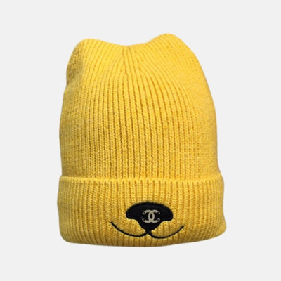 Chanel 2019 Ladies Knit Cap - 샤넬 2019 여성용 니트 모자 CHAM0023, 옐로우