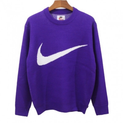 Nike 2019 Mm/Wm Logo Trendy Sweater - 나이키 2019 남자 로고 트렌디 스웨터 Nik0103x.Size(m - xl).퍼플