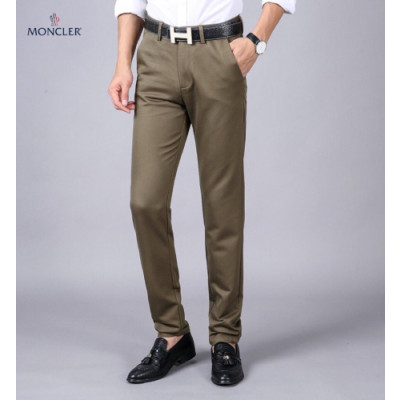 Moncler 2019 Mens Casual Logo Cotton Pants  -몽클레어 2019 남성 캐쥬얼 로고 코튼 팬츠 Moc01206x.Size(29 - 38).2컬러(블랙/카키)