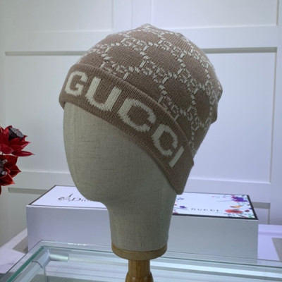 Gucci 2019 Mm / Wm Knit Cap - 구찌 2019 남여공용 니트 모자 GUCM0028, 카키베이지