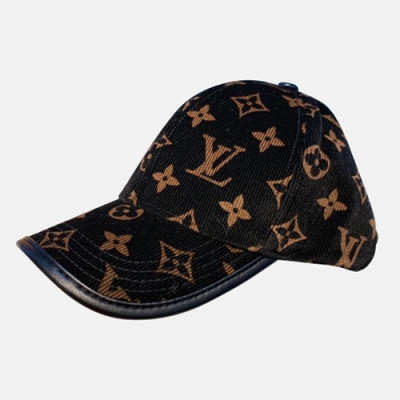 Louis Vuitton 2019 Mm / Wm Corduroy Cap - 루이비통 2019 남여공용 골덴 모자 LOUM0006, 블랙