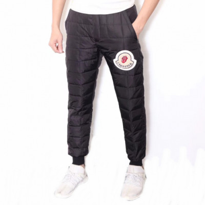 Moncler 2019 Mens Casual Logo Down Pants - 몽클레어 2019 남성 캐쥬얼 로고 다운 팬츠 Moc01214x.Size(m - 3xl).블랙